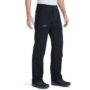NWOT Kuhl Black Zippered Straight Leg Zip Fly Jetstream Rain Pant Men's Sz 38x30